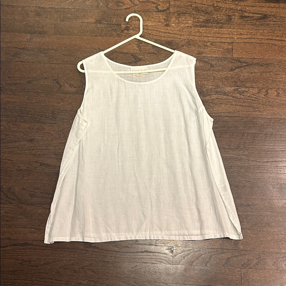 David Dart Women’s White Tank Top Size 1X